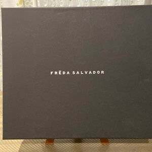 Freda Salvador. Empty box. Black.(12.5x11.5x4.5in)